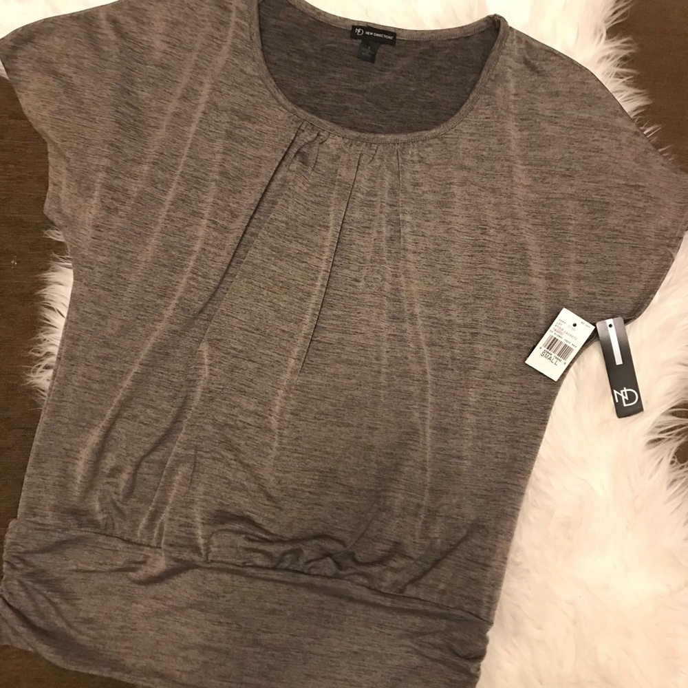 3/$20 NWT New Direction Metallic Blouse